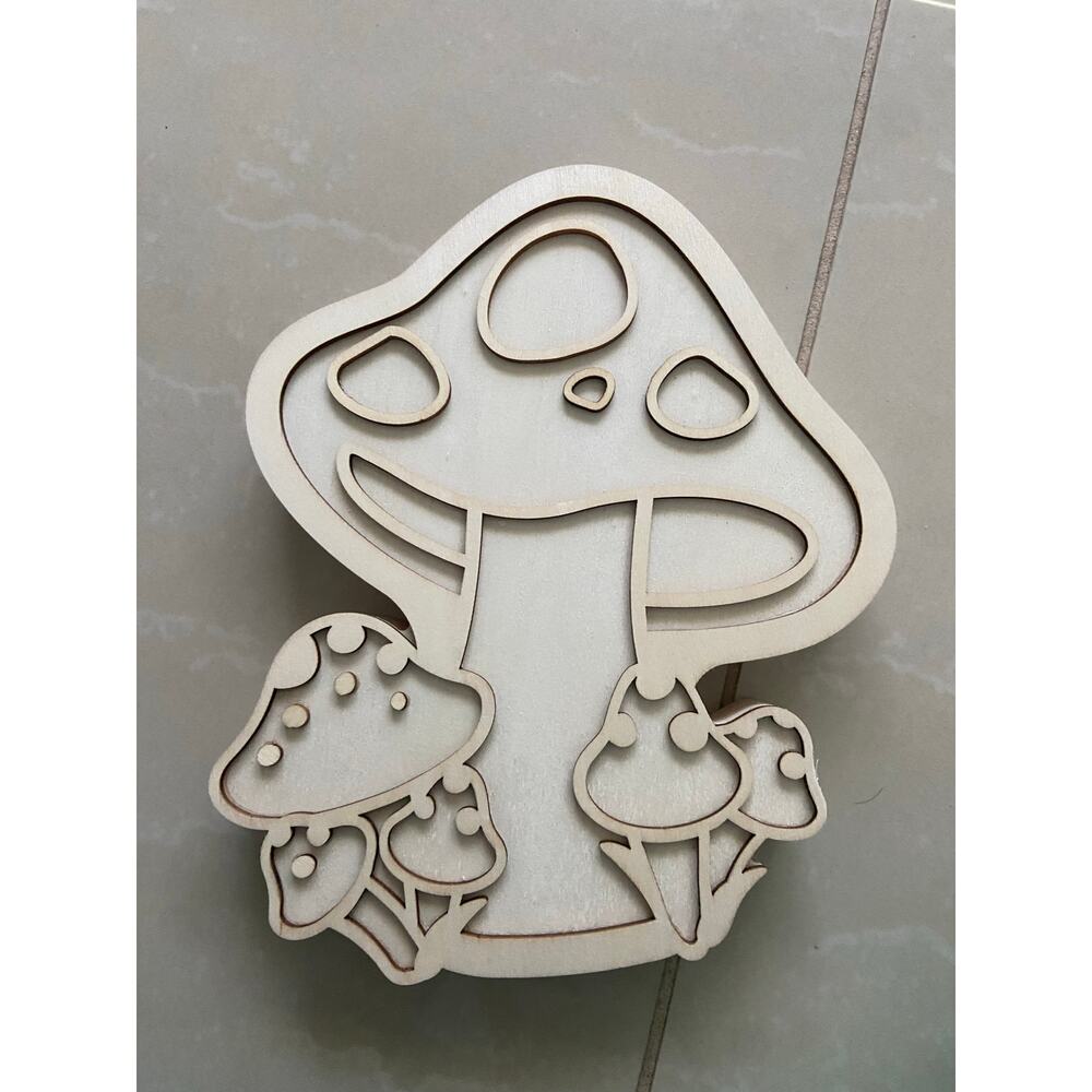 Wooden mushroom